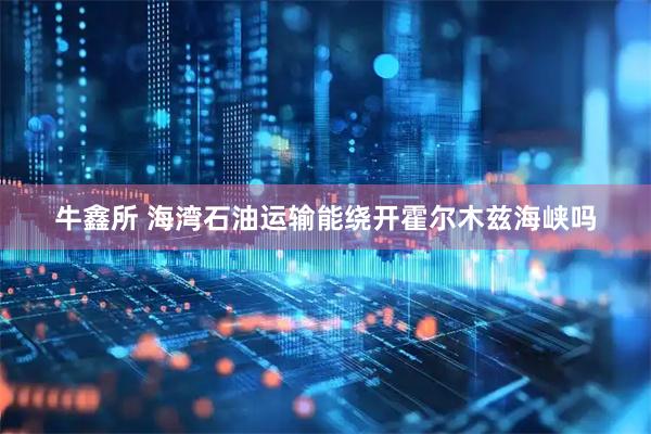 牛鑫所 海湾石油运输能绕开霍尔木兹海峡吗